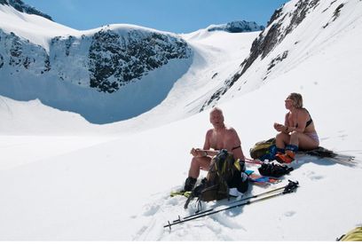 Matpasue ved Brevatnet på 1014 moh.